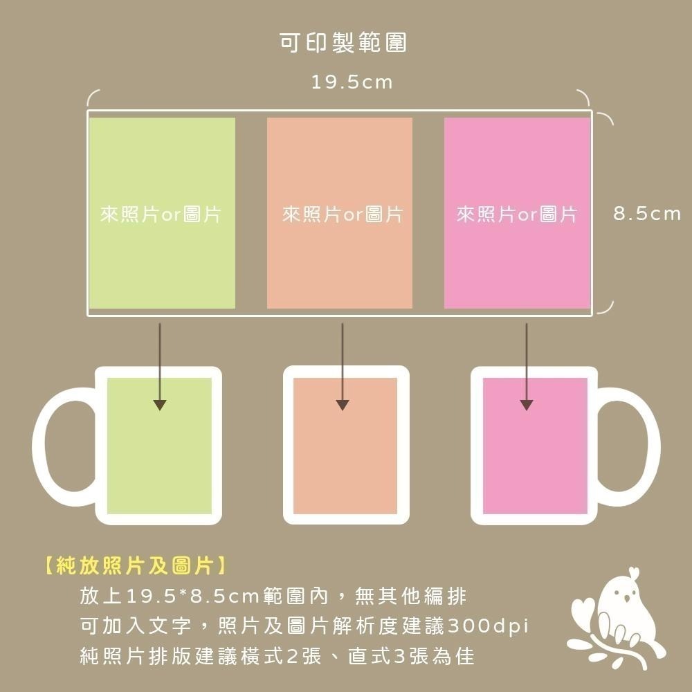 【奶茶鳥文創】來圖客製 客製化馬克杯 陶瓷馬克杯 插畫 設計 生活 送禮 紀念 一件可印-細節圖4
