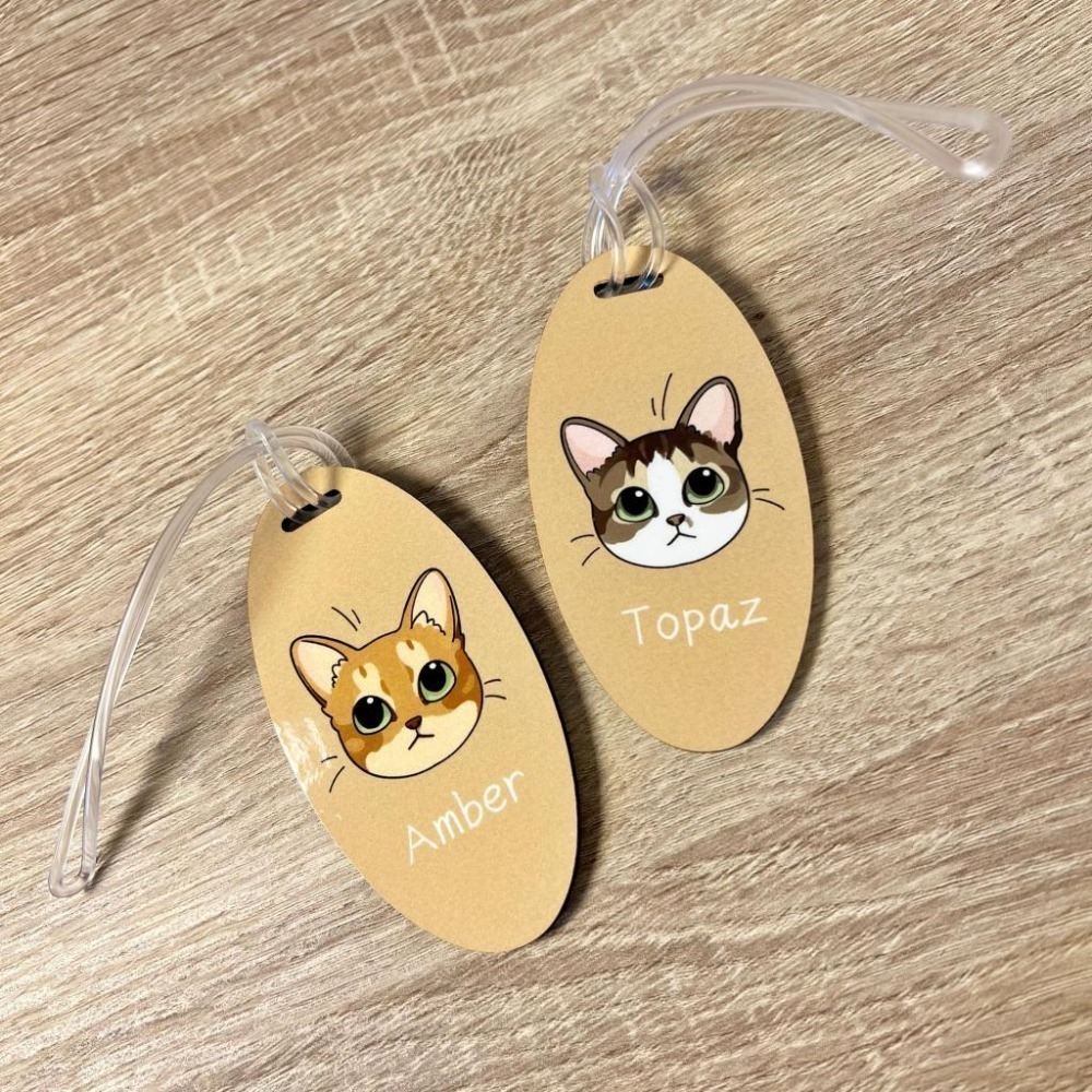 【奶茶鳥文創】來圖客製 客製化掛牌 行李吊牌 木質掛牌 插畫 設計 生活 送禮 紀念 一件可印-細節圖7