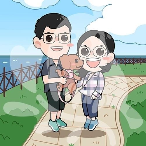 【奶茶鳥文創】客製化 電繪 人像 似顏繪 Q版 可愛 插畫 委託-細節圖7