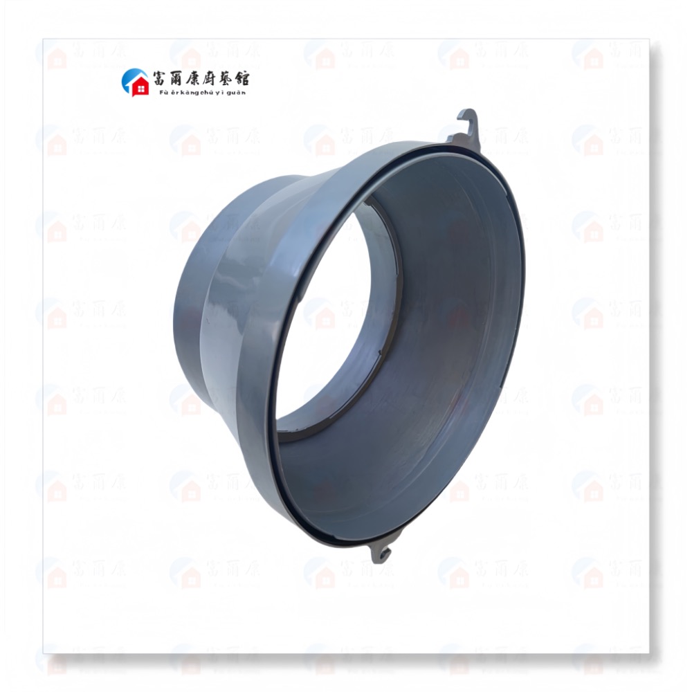 【富爾康】油煙機專用大小轉接頭6轉8 風管接頭 油機零件配件 接頭 轉接頭-細節圖3