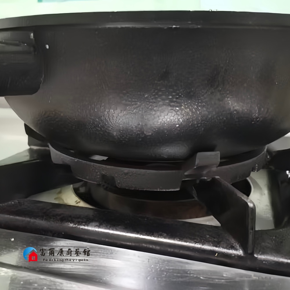 ￼【富爾康】炒菜鍋六腳厚實鑄鐵輔助爐架炒菜鍋專用6腳專用瓦斯爐爐架櫻花林內莊頭北喜特麗愛王適用六角-細節圖3