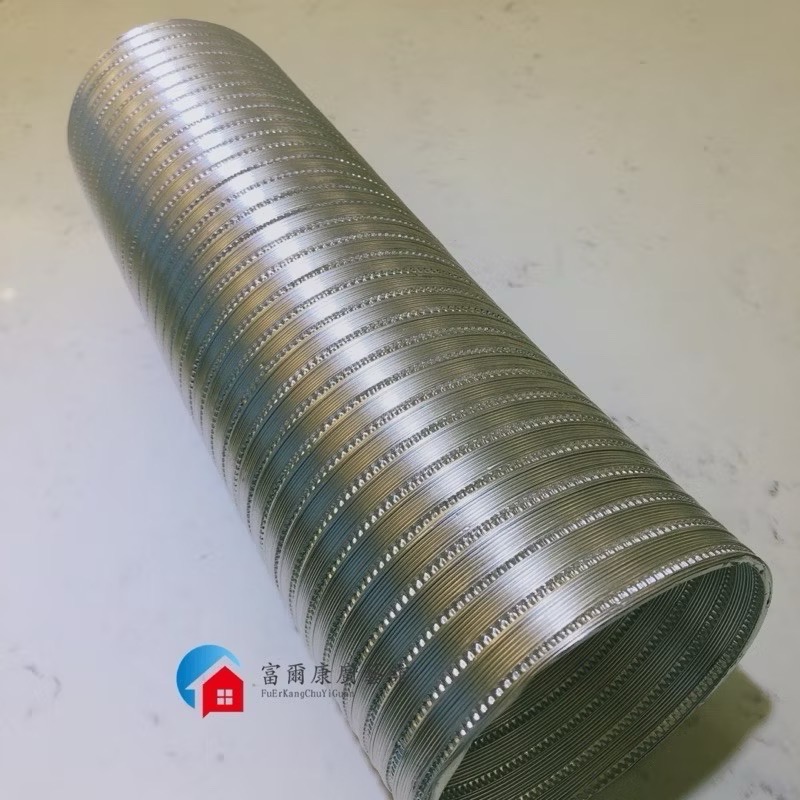 ￼【富爾康】5.5＂  6尺油煙機排風管鋁箔管鋁風管鋁管通風管排氣管排油煙管管鋁箔伸縮管-細節圖3