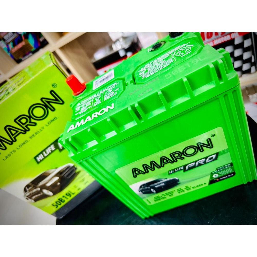 FIT 專用🔥超大容量🔥愛馬龍 50B19L AMARON 銀合金 電池 加強版 Silver 長壽命 深循環 汽車電瓶-細節圖3