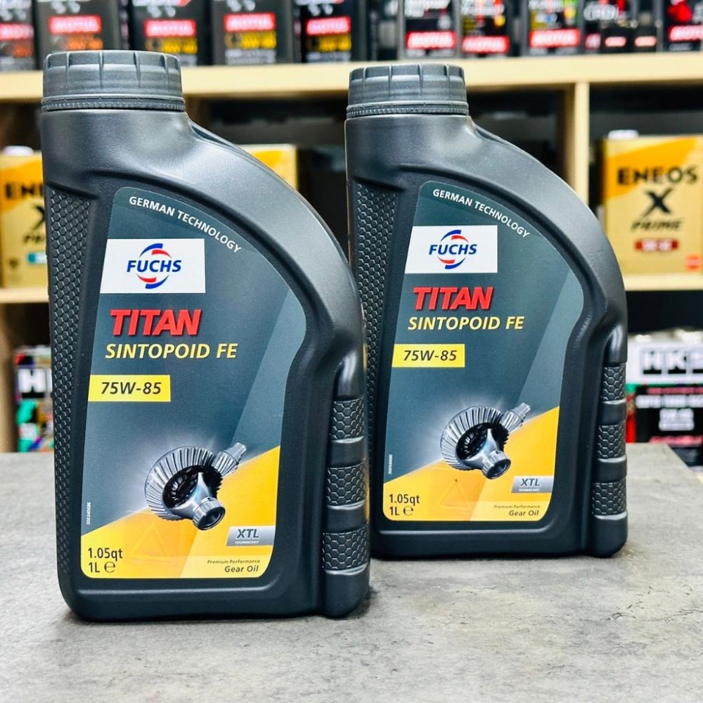 德製新包 Fuchs 75W85 賓士 BMW 差速器專用油 福斯 TITAN FE SINTOPOID 全合成 齒輪油-細節圖2