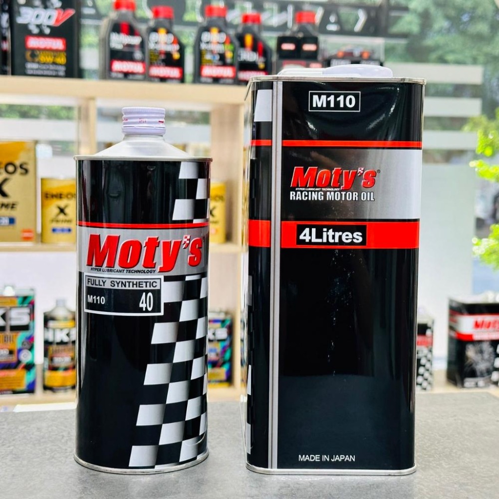 賽事級 日本 Moty＇s M110 5W40 RACING 5W-40 MOTYS 酯 全合成機油 激烈操駕 關東車材-細節圖2