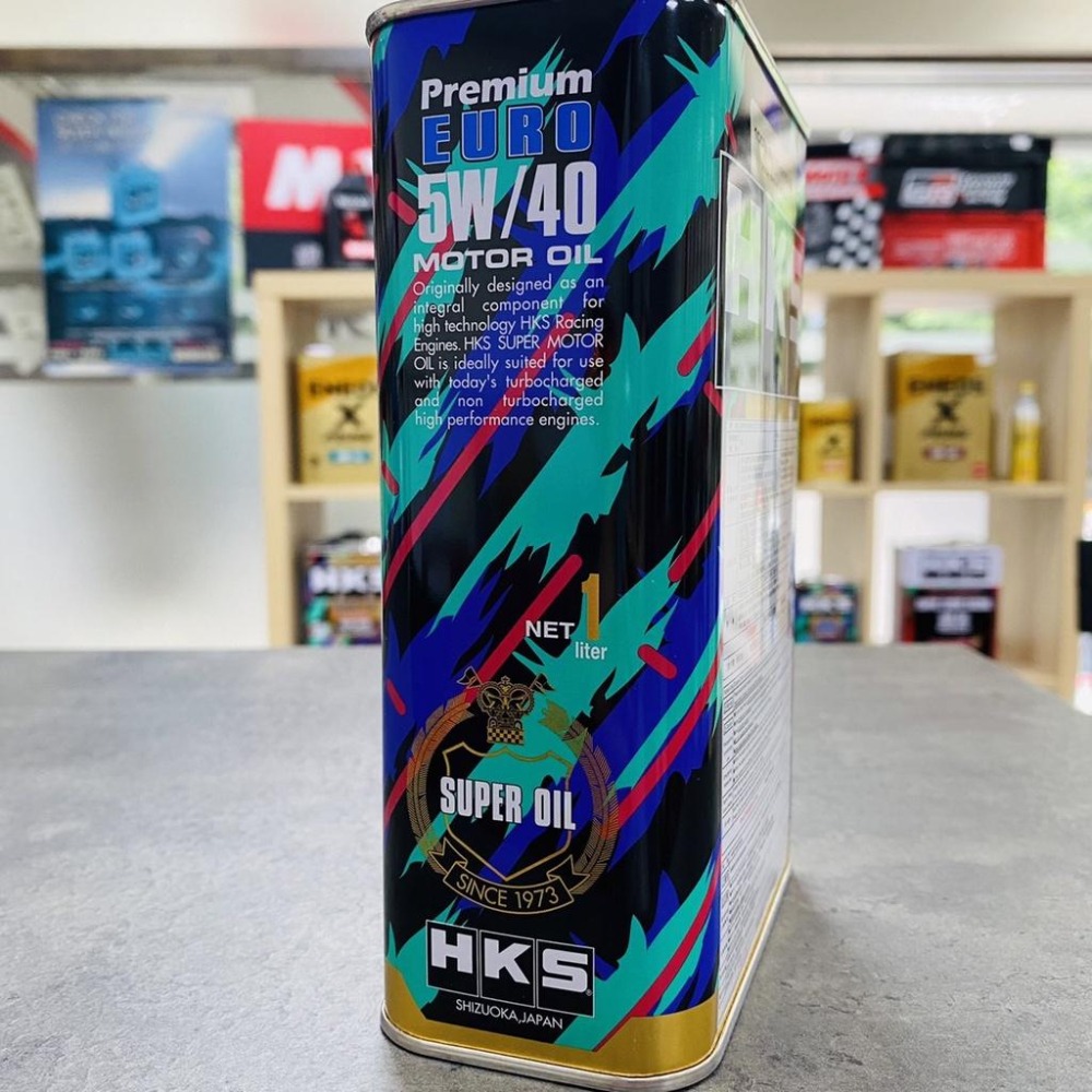 【高速拉轉】日本 HKS 5W40 1L SUPER OIL Premium EURO 5W-40 全合成機油 關東車材-細節圖2