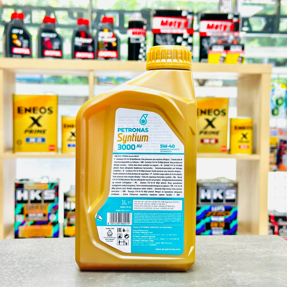 賓士原廠供應商 星騰 5W40 PETRONAS 3000 AV 5W-40 汽柴油共軌 C3 229.51 關東車材-細節圖2