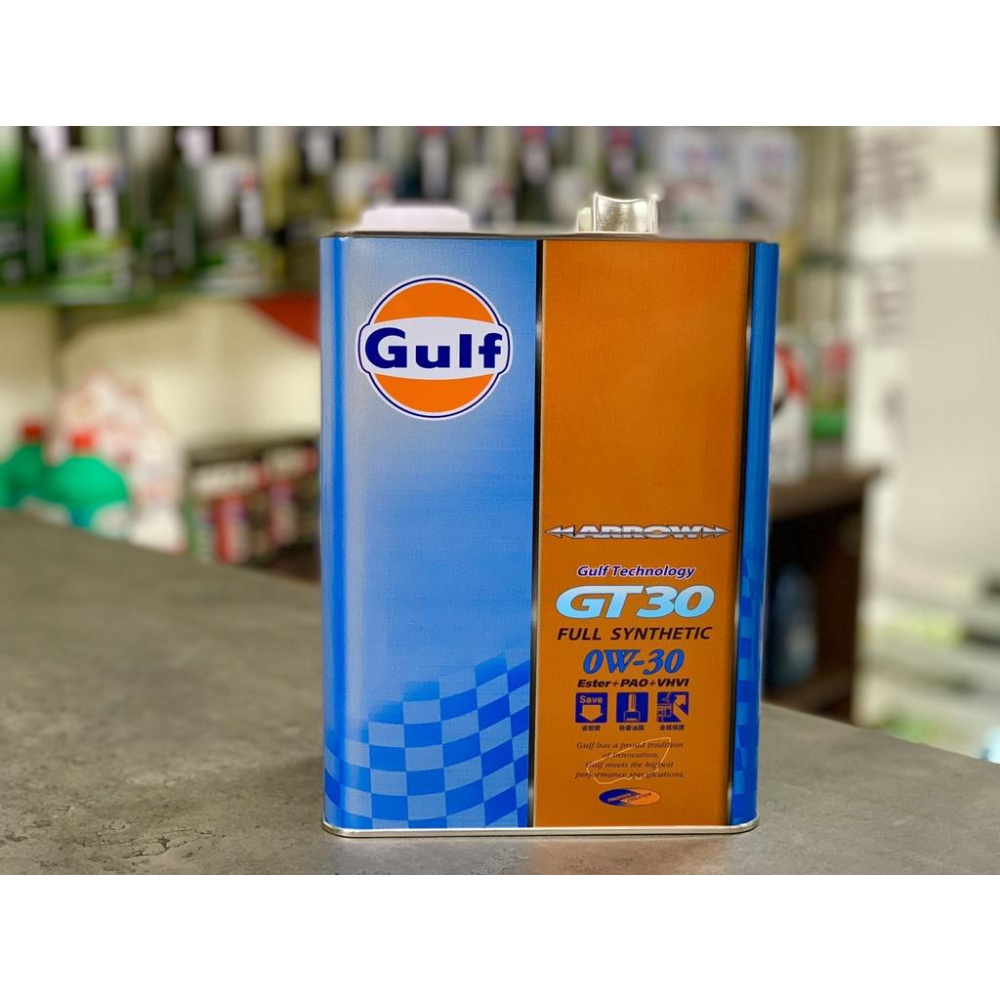每月快閃優惠🔥[3罐優惠組] 日本製 海灣 Gulf ARROW GT30 0w30 0w-30 GT 30 關東車材-細節圖3