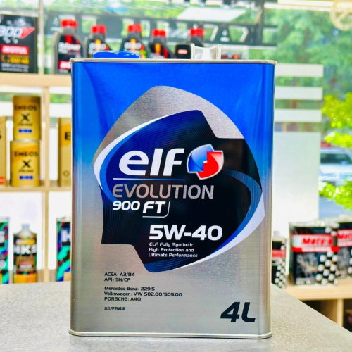 日本製+發票 ELF 5W-40 4公升 億而富 5W40 EVO 900FT 高階道達爾 原裝進口 關東車材