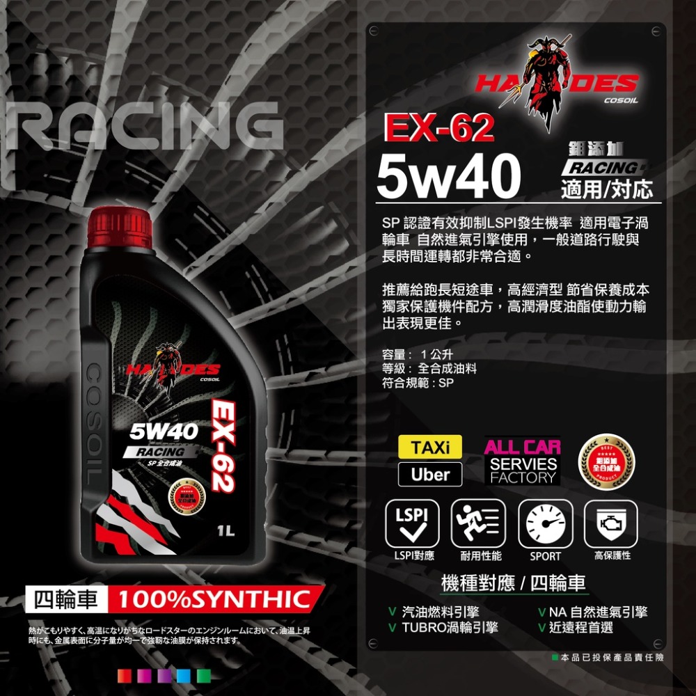 SP《5W40》滿5罐贈黑帝斯燃料添加