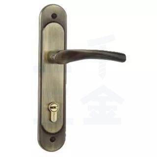 【FAULTLESS 加安】門鎖 連體鎖 匣式鎖 青古銅 N5L8601V 台灣製造 上千五金行 ※把手左右邊通用-細節圖2