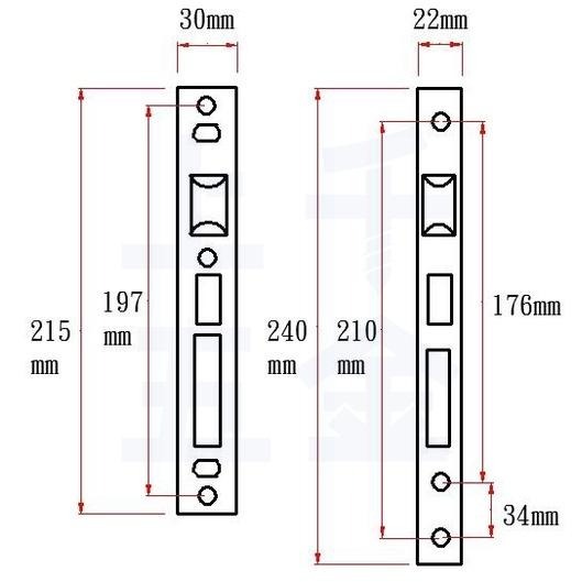 【FAULTLESS 加安】門鎖 連體鎖 匣式鎖 銀色 N5L6601 台灣製造 上千五金行 ※把手左右邊通用-細節圖3