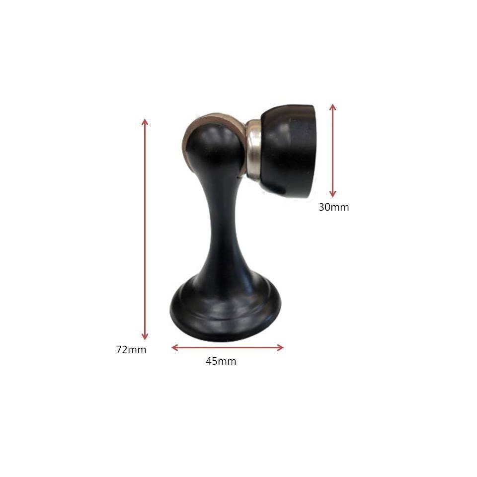 門擋 消光黑 門吸 不銹鋼門擋 磁吸門擋 門擋 門擋座 磁式戶擋 磁鐵門擋 防撞門頂 門擋架 室內門擋 戶檔 黑色-細節圖2