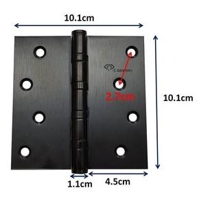 門窗五金 後鈕 鉸鏈 消光黑 黑色 烤漆 鉸鍊 合頁 丁雙 蝴蝶鉸鍊  旗型鉸鍊 【單片販售】-細節圖2