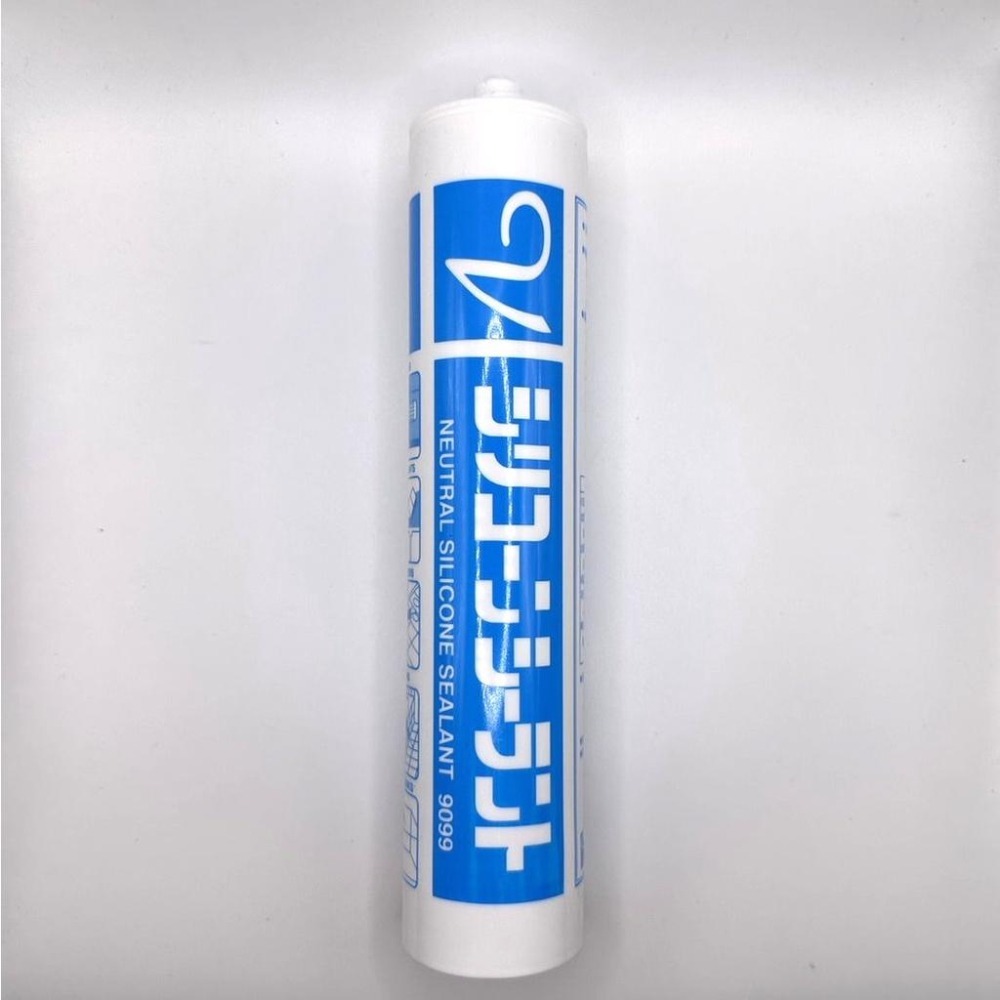 上千五金 台灣製 日本原料 膠 矽利康 中性矽利康 9099 透明 淺灰 白色 米白 咖啡 矽利康膠 裝潢 300ml-細節圖3