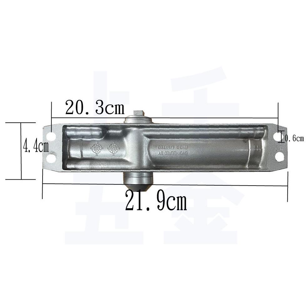上千五金 RYOBI 門弓器 自動關門器 銀色 1501 內停-細節圖2