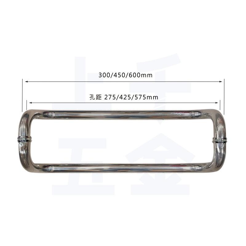 把手 大門把手 ST四折把手 門把手 1＂*300/450/600mm《上千五金行》-細節圖2