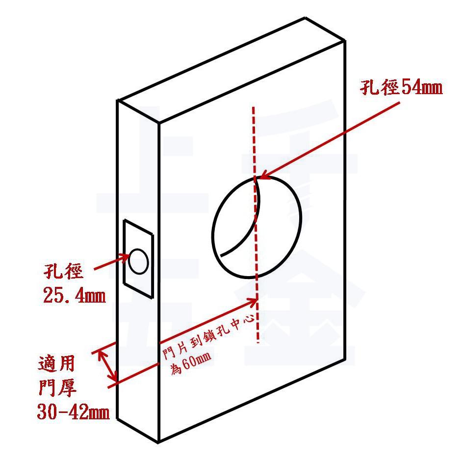 【FAULTLESS 加安】門鎖 水平鎖 不鏽鋼銀 消光黑  LYUX903P LYUX203P 通道鎖 方套盤 圓套盤-細節圖7