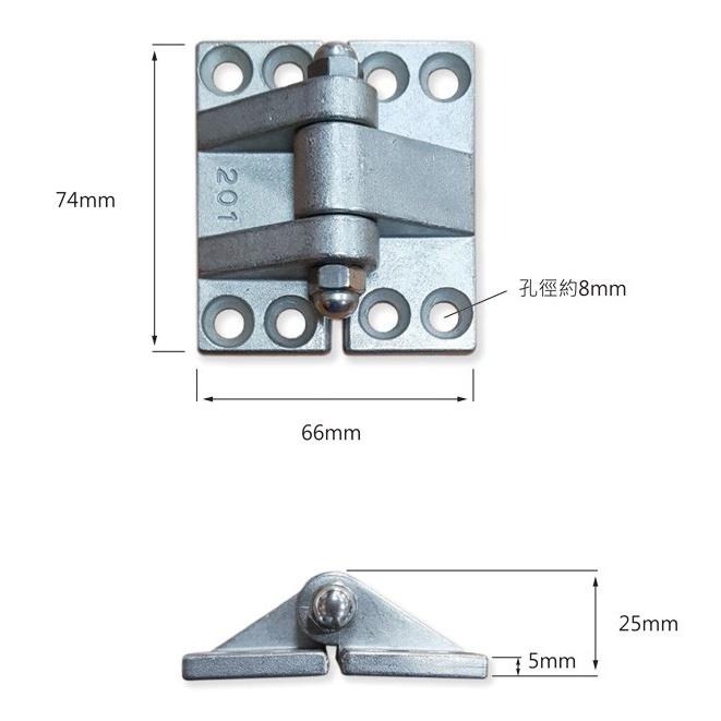 門窗五金 後鈕 鉸鍊 平貼鉸鍊 白鐵平貼鉸鍊 平貼鉸鏈 上千五金行 【單片販售】-細節圖3