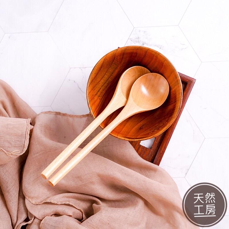 湯匙 木湯匙 木頭湯匙 木勺 木匙 木湯勺 木柄湯匙 攪拌匙 竹木湯匙 湯匙刻字 餐具 竹木餐具 木湯匙批發 天然工房-細節圖2