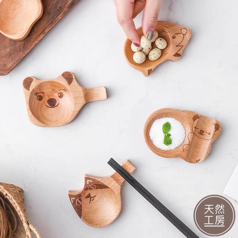 木盤 木碟子 醬油碟 醬料碟 醬料盤 木筷架 木筷枕 筷子架 筷托 小菜碟 小木碟  木盤批發 竹木餐具 天然工房-細節圖2