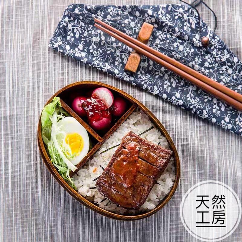 便當盒 日式便當盒 木便當盒 木製便當盒 野餐盒 壽司盒 日式餐盒 木飯盒 木餐盒 外出餐盒 簡餐盒 天然工房-細節圖2