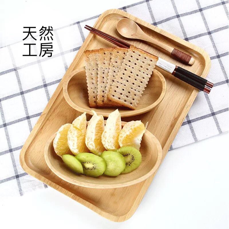 木盤 木碗 木碟 沙拉碗 水果盤 沙拉盤 圓木盤 木餐盤 木托盤 點心盤 蛋糕盤 木盤批發 餐具批發 餐具雕刻 天然工房-細節圖2