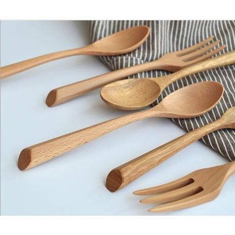 客製雕刻 木湯匙 木叉子 竹湯匙 竹叉子 水果叉 西餐叉 婚禮小物 木質湯匙 木製餐具 餐具批發 工廠直營 天然工房-細節圖3