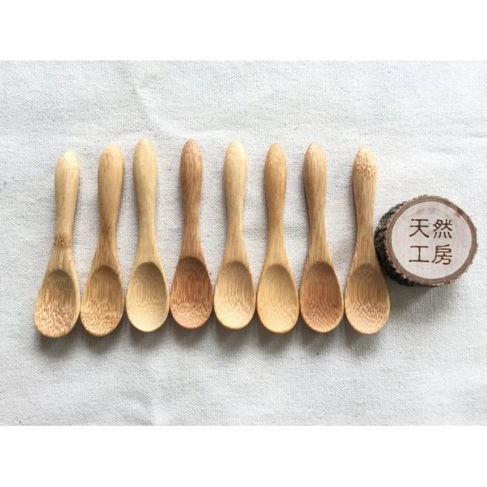 客製雕刻 竹湯匙 木湯匙 點心匙 攪拌匙 咖啡匙 奶粉匙 蜂蜜匙 奶酪匙 調味匙 醬料匙 果醬匙 攪拌匙 天然工房-細節圖2
