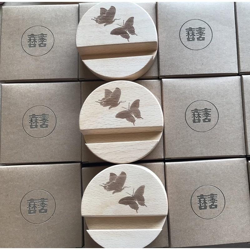 木頭手機支架 木製手機架 懶人支架 手機支架 交換禮物 支架 手機座 萬用支架 客製化支架 名片架 客製雕刻 天然工房-細節圖4