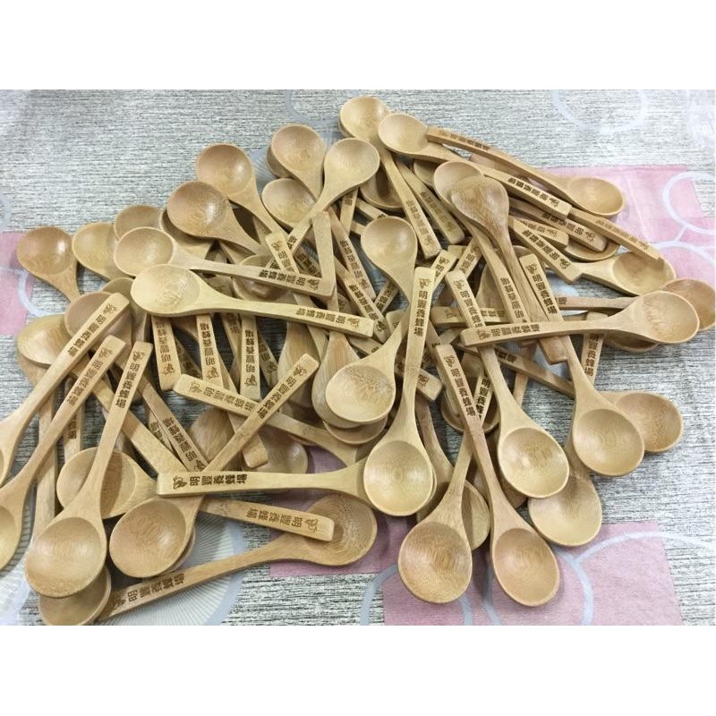 木湯匙 竹湯匙 木匙 湯匙 蜂蜜匙 果醬匙 咖啡匙 點心匙 牛奶匙 攪拌棒 奶酪匙 冰淇淋匙 奶粉匙 湯匙刻字 天然工房-細節圖3