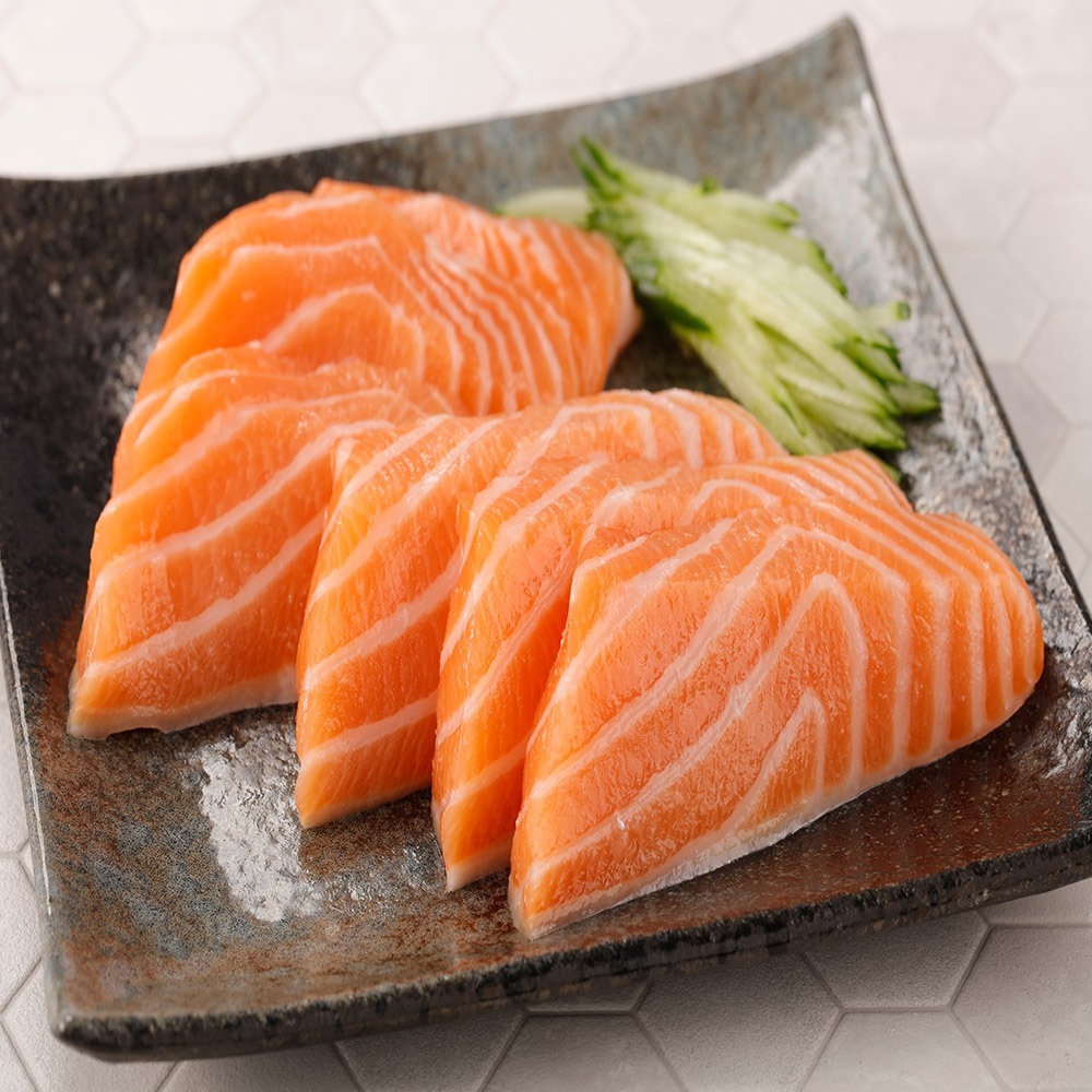 鮭魚生魚片(200g/切片/盒)