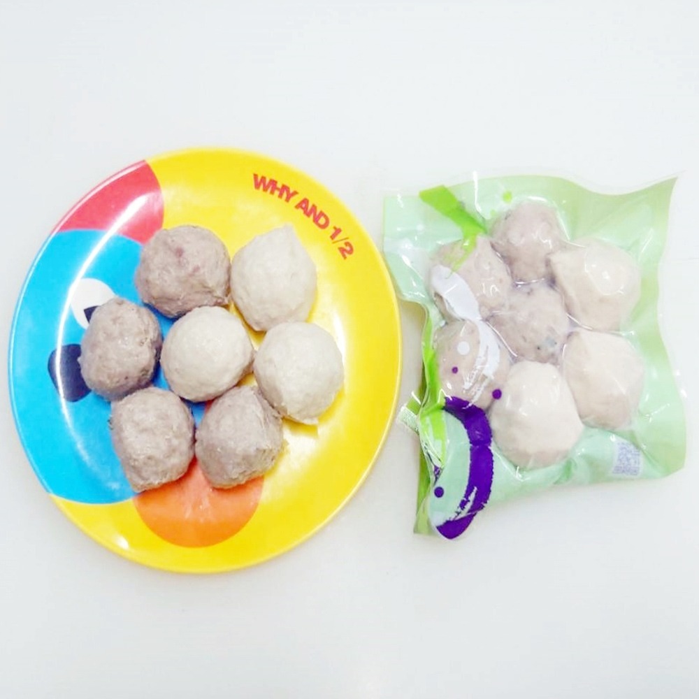 華得水產 東港黑鮪魚綜合魚丸(300g/包)-規格圖1
