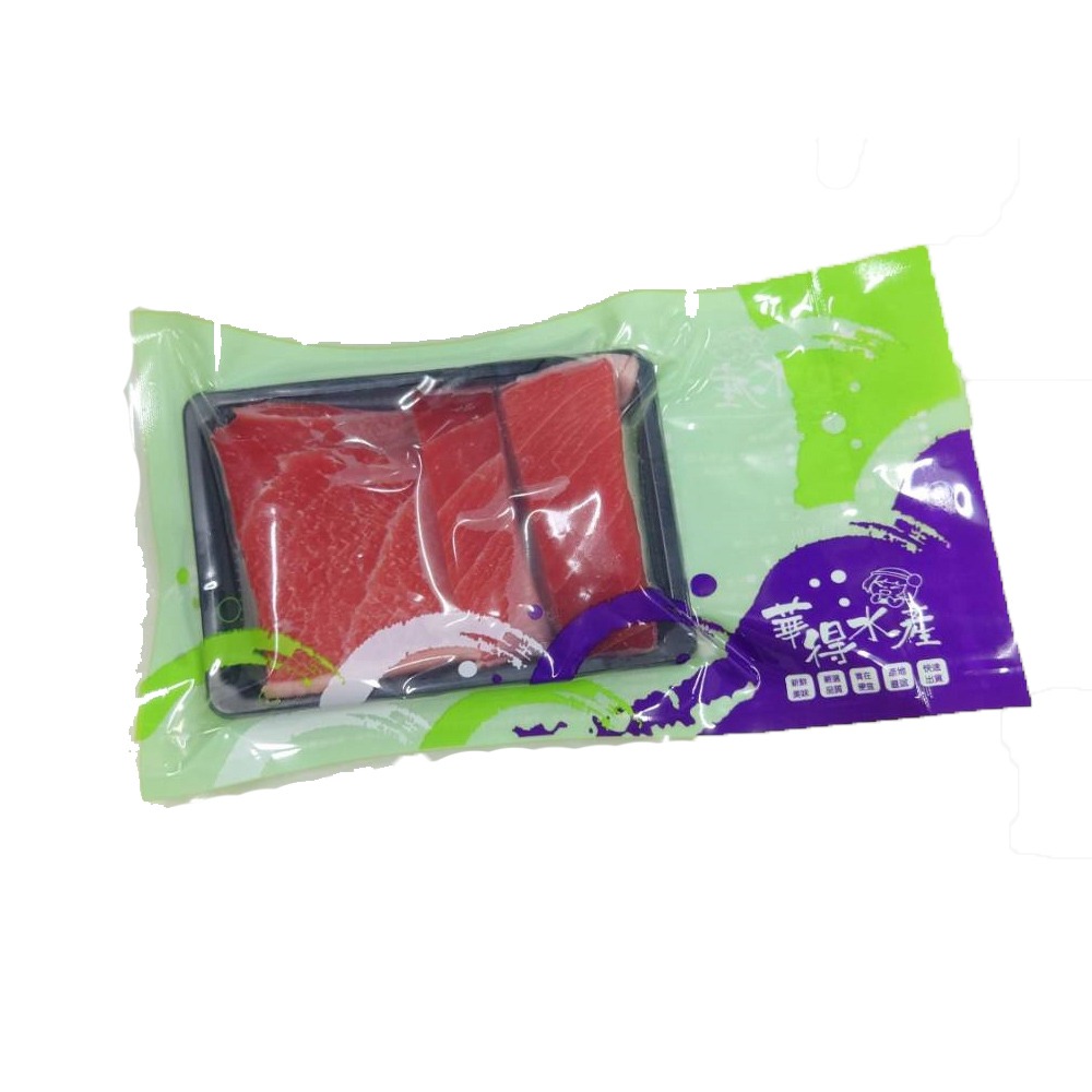 華得水產 東港黑鮪魚煎 上腹 皮油(300g)-三角+上腹生食級(250g/切片/盒)-歡迎直播組合作-規格圖1