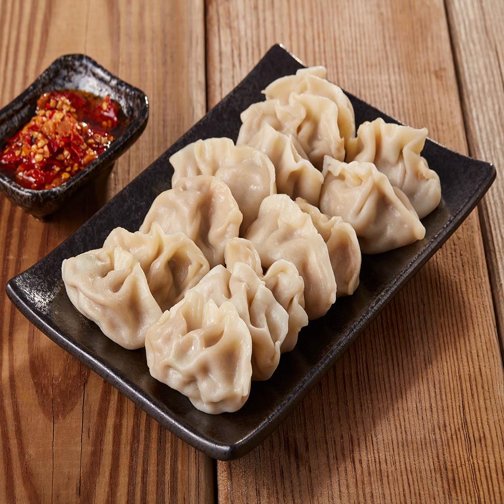 華得水產 古早蘿蔔糕12片+經典蔥抓餅10片+東港手工高麗菜豬肉水餃1包-細節圖7