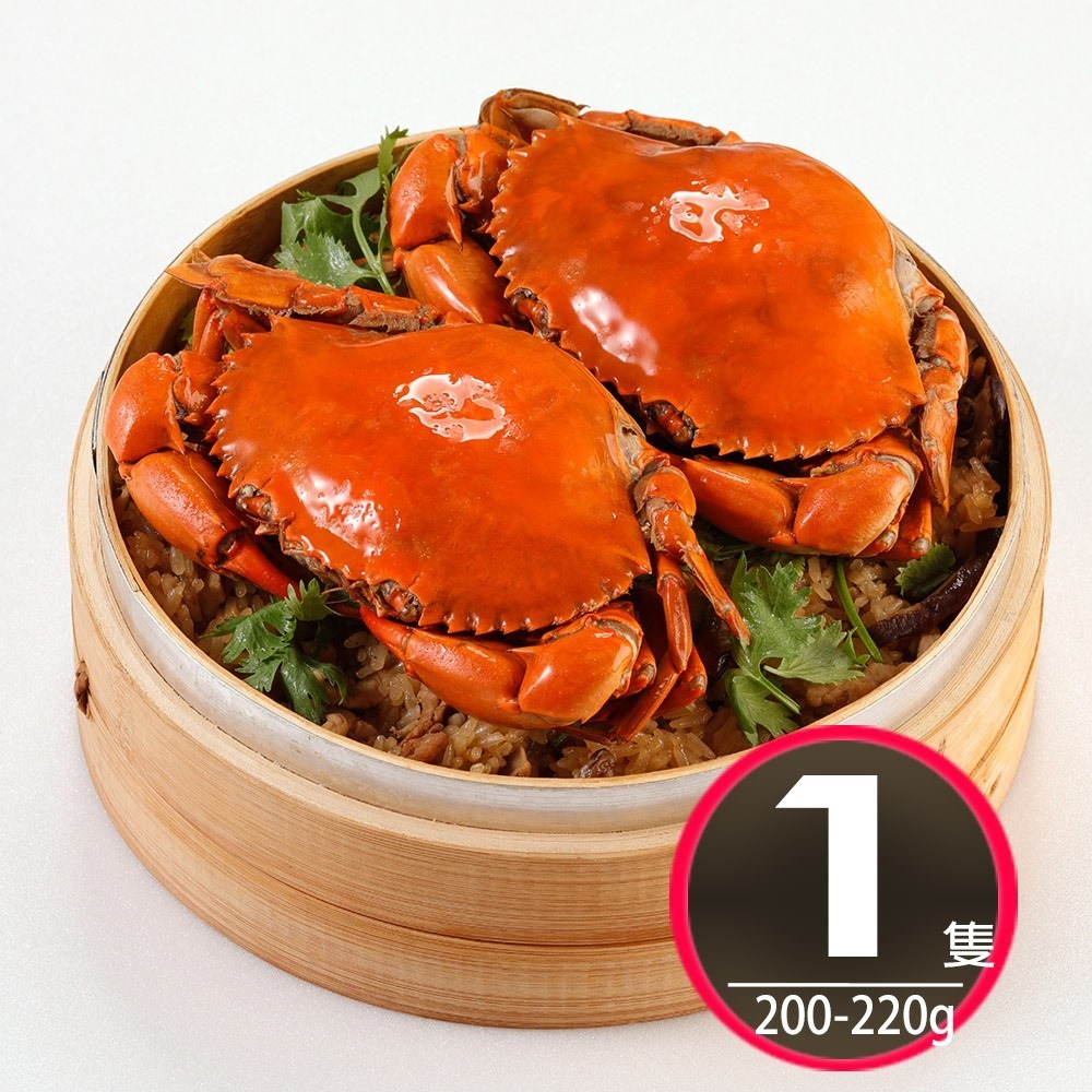 華得水產 熟凍爆蛋紅蟳(170-230g±10%)-規格圖3