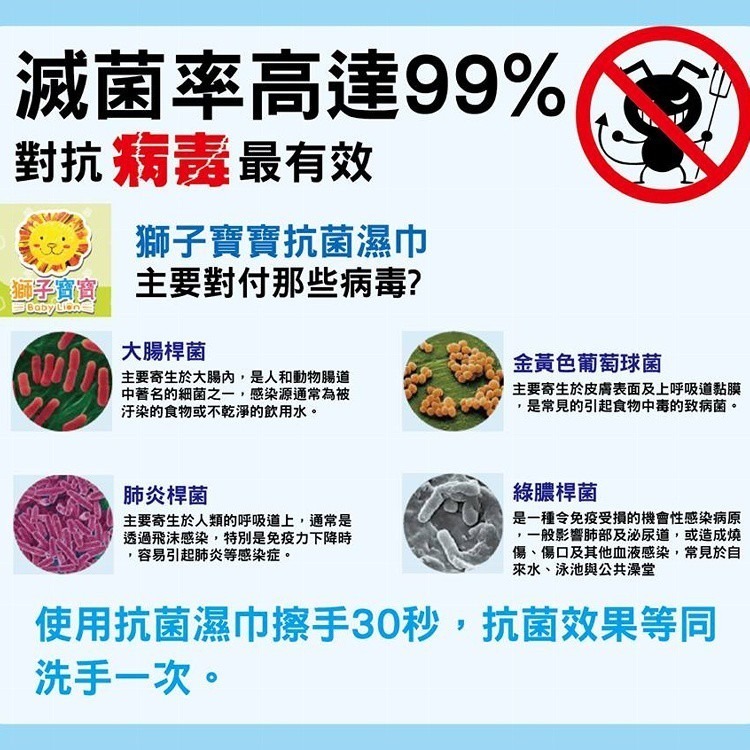 獅子寶寶超純水濕巾(加厚款)(有保濕蓋)80抽/包(單包販售)-細節圖8