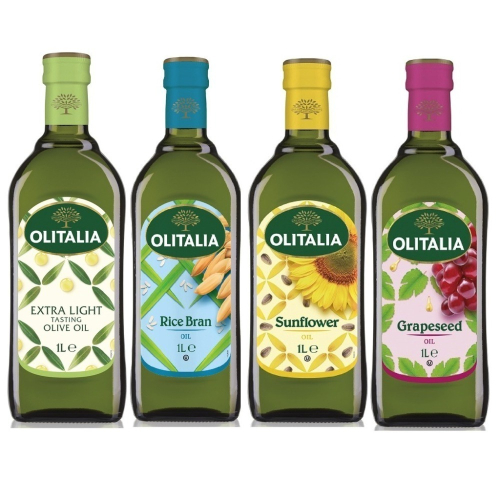 Olitalia 奧利塔精緻橄欖油/葡萄籽油/玄米油/頂級葵花油(1000ml)4種口味可選