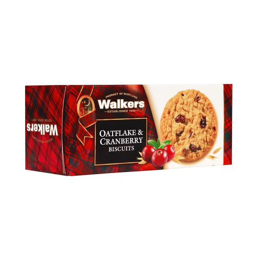 英國《Walkers》蘇格蘭蔓越莓燕麥餅乾150g/盒