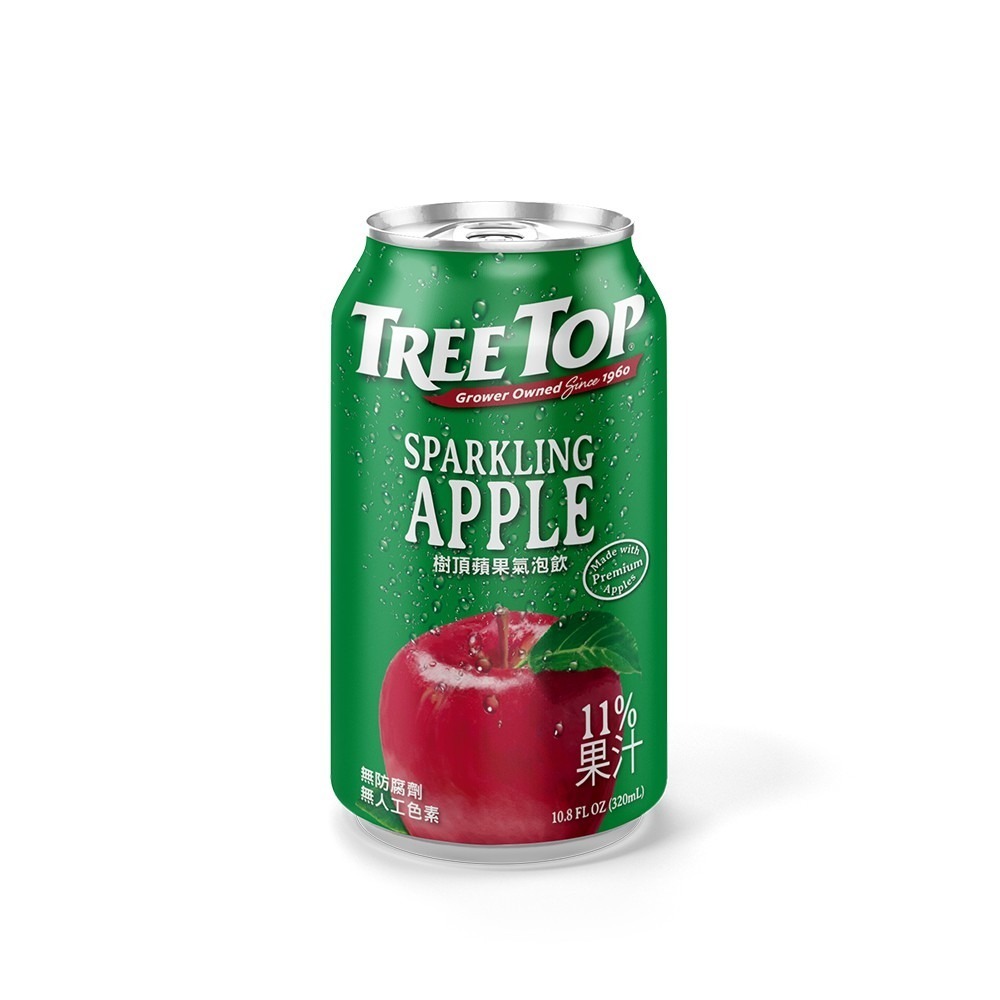 TREE TOP 樹頂 蘋果氣泡飲320mlx6瓶-細節圖3