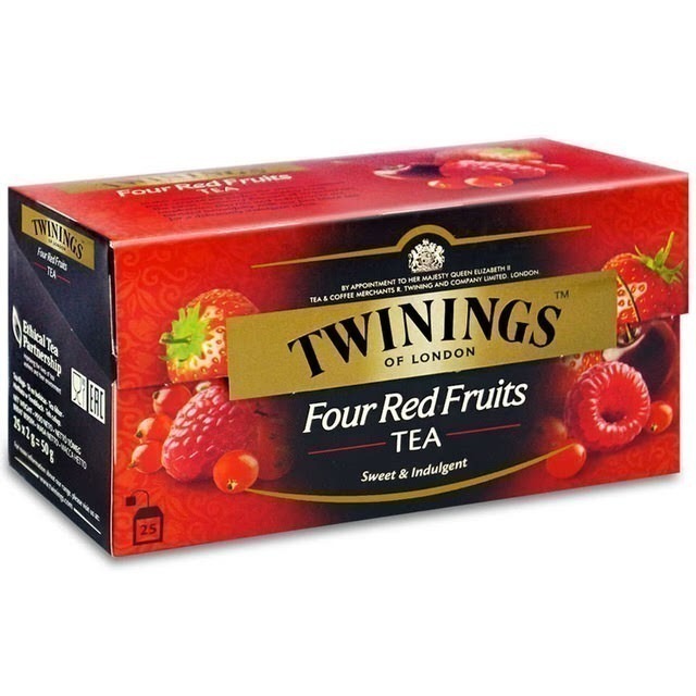 Twinings唐寧茶(經典皇家伯爵茶 經典四紅果茶 )14種口味任選( 2gX 25入X盒)現貨  冷熱飲皆宜-細節圖2
