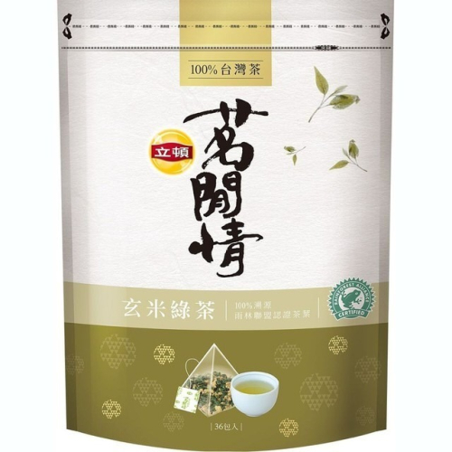 立頓茗閒情 玄米綠茶( 1.6gX36包/袋)