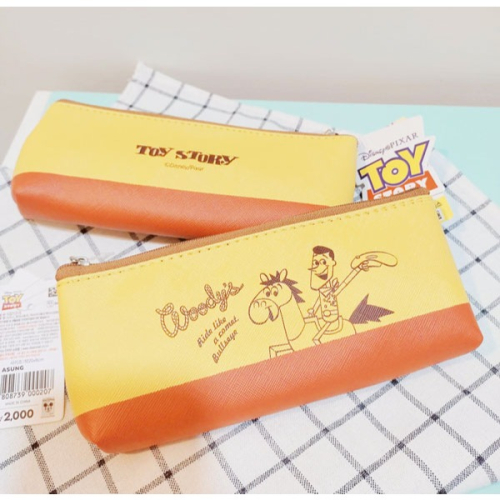 DAISO 韓國 大創 玩具總動員化妝包 筆袋 萬用包 迪士尼 胡迪 巴斯 鉛筆盒