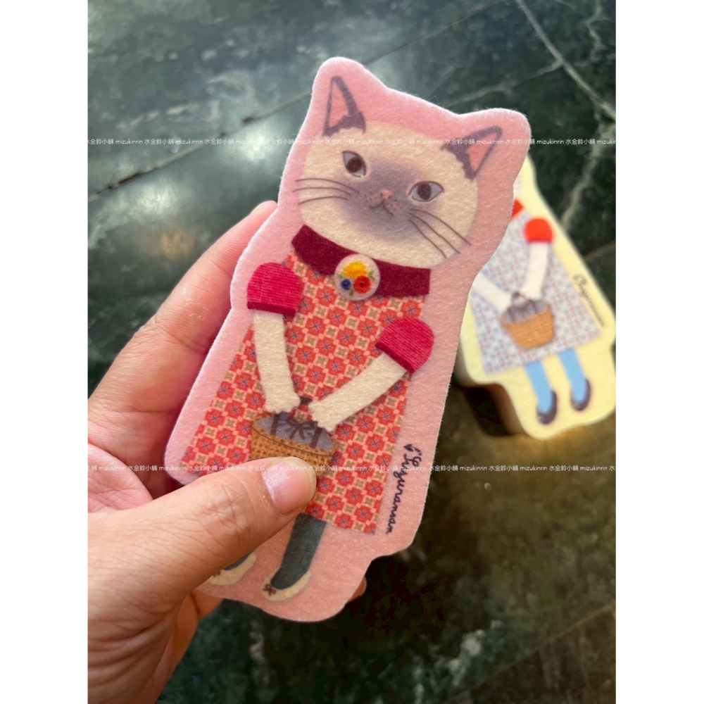 水金鈴小舖 日本 Kusuguru 眼鏡貓 菜瓜布 去水垢 廚房 浴室 閃亮菜瓜布-細節圖3