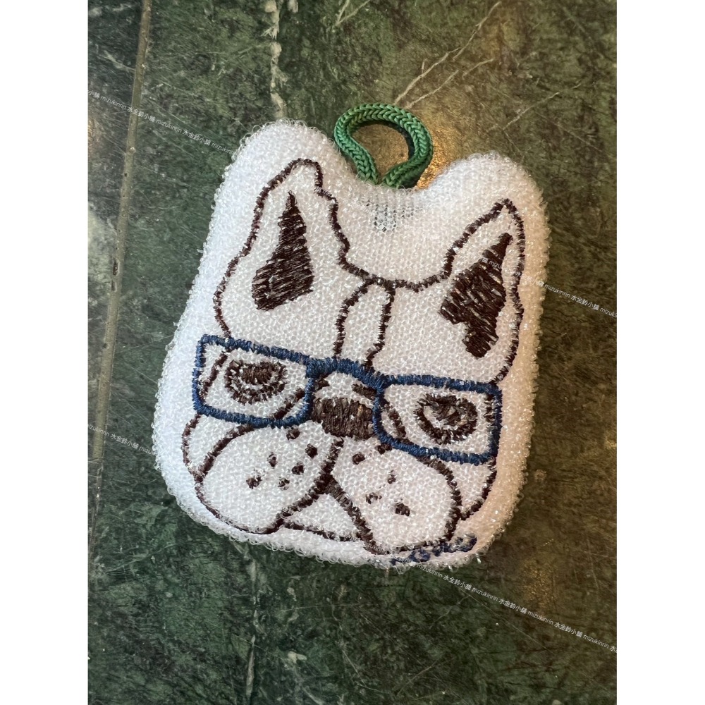 水金鈴小舖 日本 Kusuguru 眼鏡貓 菜瓜布 去水垢 廚房 浴室 閃亮菜瓜布-規格圖8