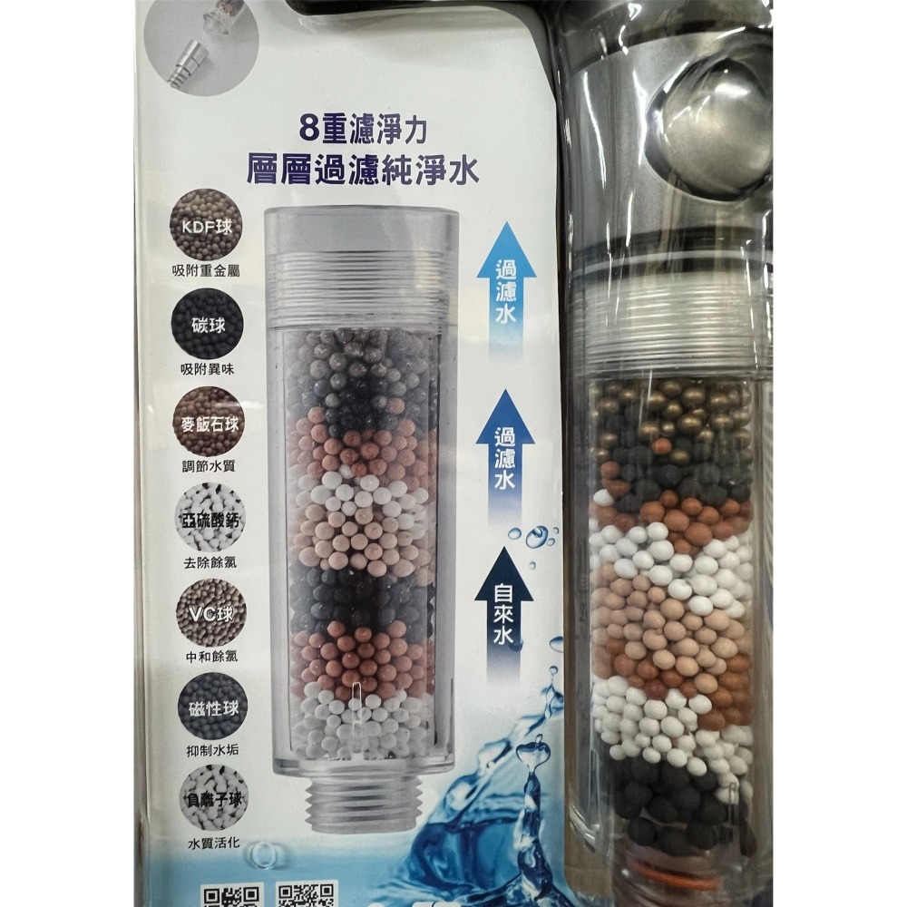 多效美容除氯蓮蓬頭/錘型 CN6488 生活大師 蓮蓬頭 淋浴蓮蓬頭 花灑蓮蓬頭 美容蓮蓬頭 除氯蓮蓬頭 淋浴頭-細節圖3