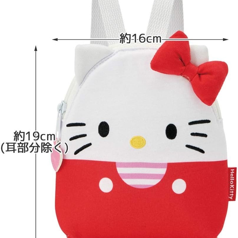 日本 Skater 隔層迷你小背包－Kitty｜幼兒背包 兒童包包 中暑對策 防寒對策-細節圖3