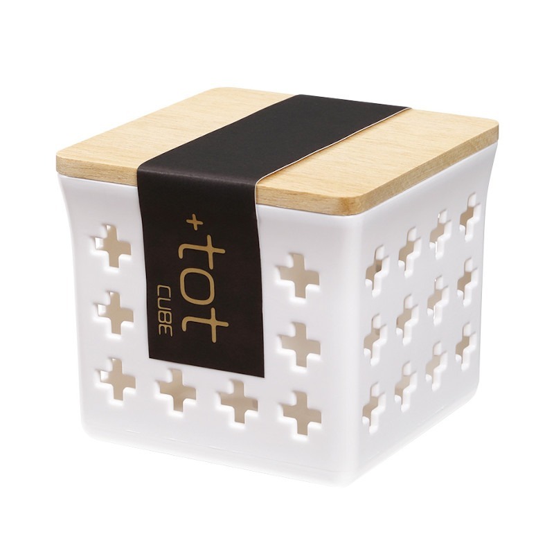日本 KOKUBO 木蓋小物收納盒－方款｜桌上收納 髮飾收納 筆筒 糖果盒-細節圖2
