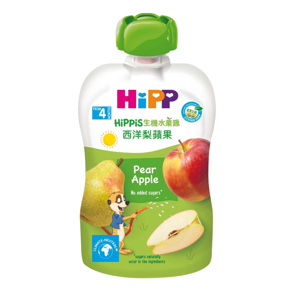 ✨幼齒小舖✨【台灣公司貨】喜寶 HIPP生機水果趣 蔬果泥  不額外添加糖 天然生機水果製成 方便帶著走的果泥-規格圖11