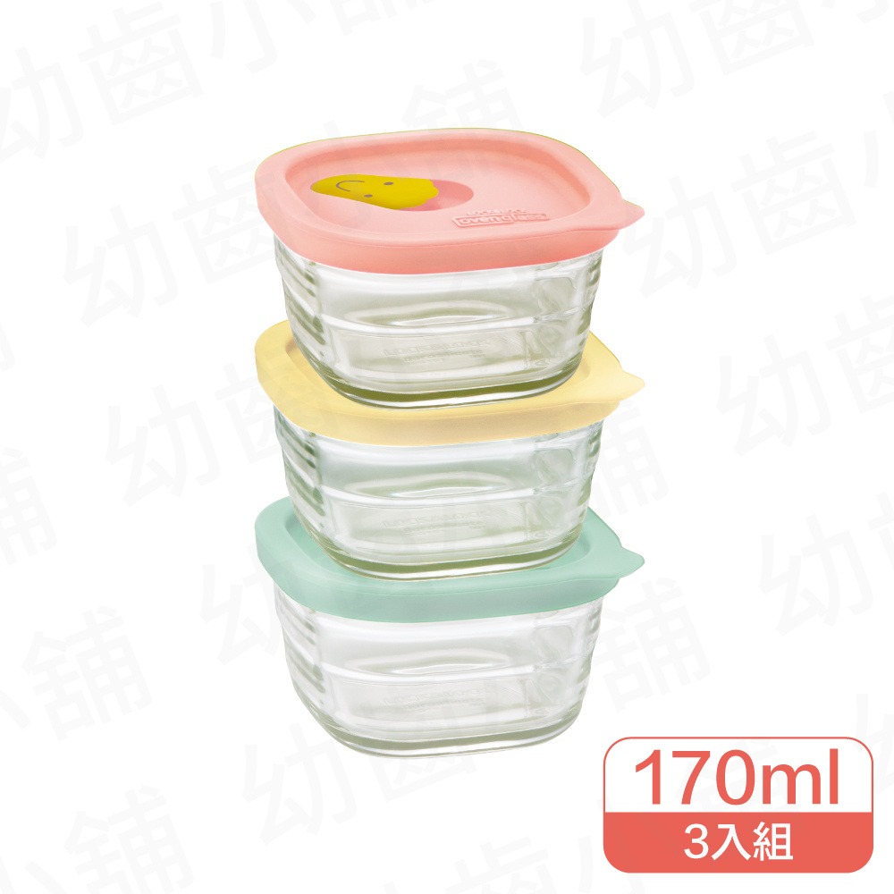 ✨幼齒小舖✨【台灣公司貨】樂扣樂扣矽膠耐熱玻璃調理盒 寶寶副食品耐熱玻璃調理盒 玻璃保鮮盒-規格圖11